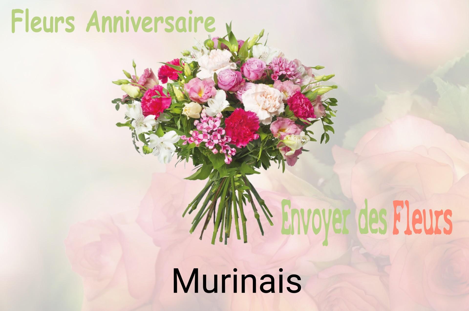Bouquet de fleurs d’anniversaire livré à Murinais