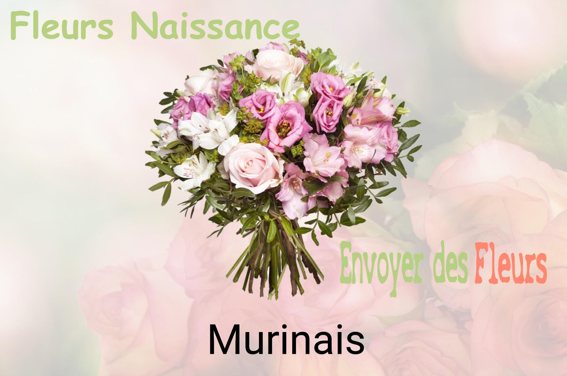 Bouquet de fleurs de naissance livré à Murinais